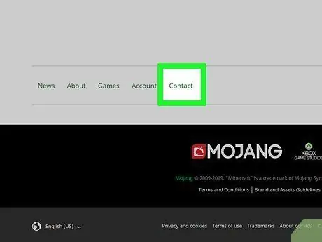 Обратиться в службу поддержки Minecraft Шаг 2 Обратиться в службу поддержки Minecraft Шаг 2