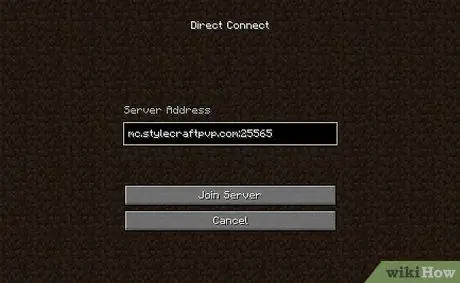 Найдите серверы Minecraft для игры на шаге 4, пункт 1