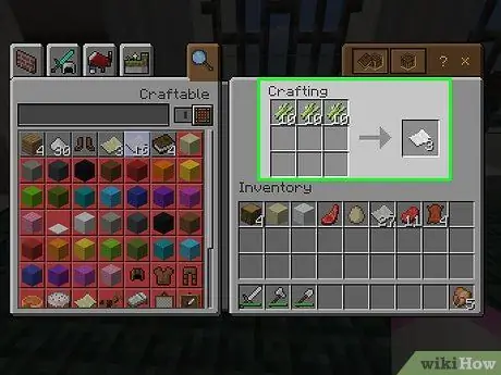 Сделать книгу в Minecraft Шаг 3