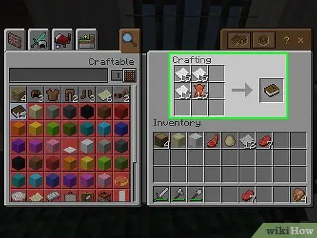 Сделать книгу в Minecraft Шаг 5