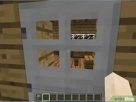 Создайте кодовый замок с рычагом в Minecraft, шаг 1 Создайте кодовый замок с рычагом в Minecraft, шаг 1