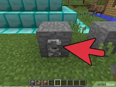Создайте кодовый замок с рычагом в Minecraft, шаг 2 Создайте кодовый замок с рычагом в Minecraft, шаг 2