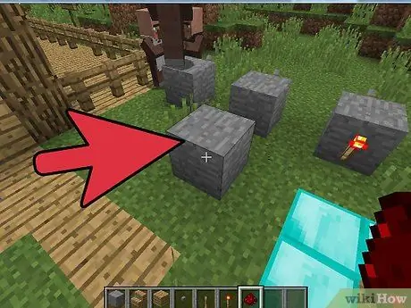 Создайте кодовый замок с рычагом в Minecraft, шаг 4 Создайте кодовый замок с рычагом в Minecraft, шаг 4