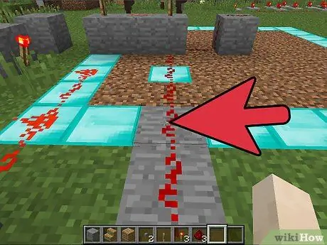 Создайте кодовый замок с рычагом в Minecraft, шаг 6 Создайте кодовый замок с рычагом в Minecraft, шаг 6