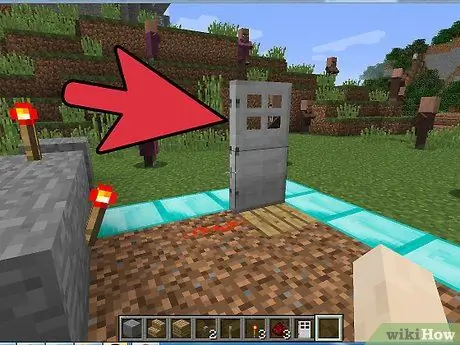 Создайте кодовый замок с рычагом в Minecraft, шаг 8