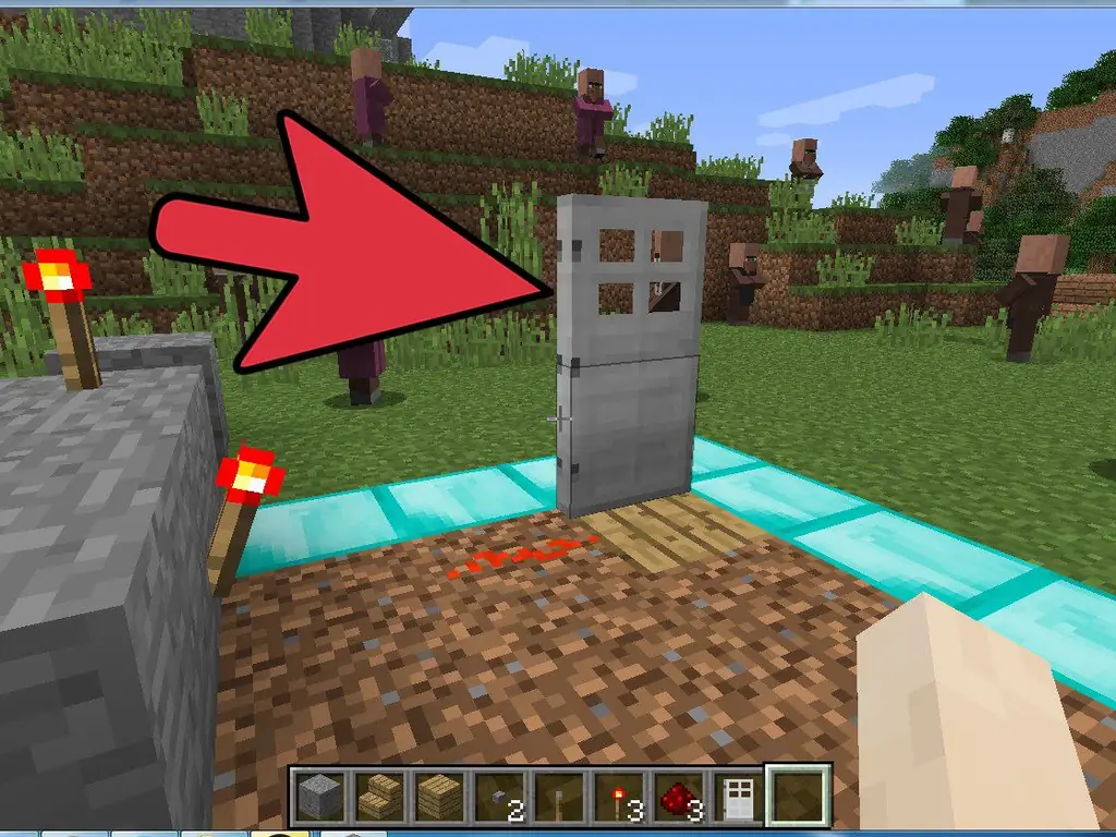 Как создать кодовый замок с рычагом в Minecraft: 11 шагов