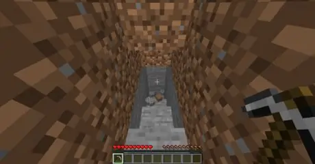 Спуск по ущелью minecraft step 9