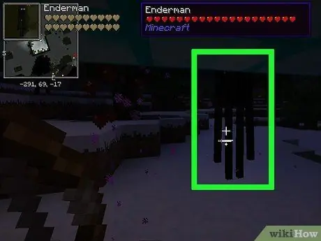 Избегайте атаки эндермена в Minecraft, шаг 1 Избегайте атаки эндермена в Minecraft, шаг 1