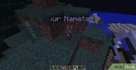 Используйте именную бирку на ПК Minecraft