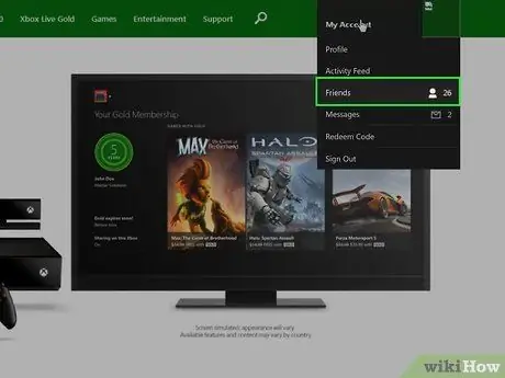 Принять запрос на добавление в друзья на Xbox One Шаг 4 Принять запрос на добавление в друзья на Xbox One Шаг 4