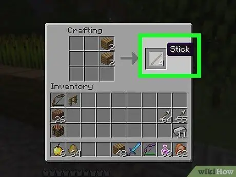 Создайте деревянный топор в Minecraft Step 8 Создайте деревянный топор в Minecraft Step 8