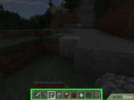 Сделайте поршень в Minecraft, шаг 1 Сделайте поршень в Minecraft, шаг 1