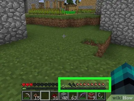 Ешьте в Minecraft, шаг 2 Ешьте в Minecraft, шаг 2
