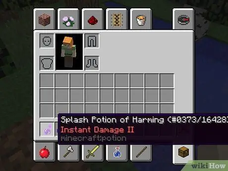 Вылечите зомби-жителя в Minecraft, шаг 1