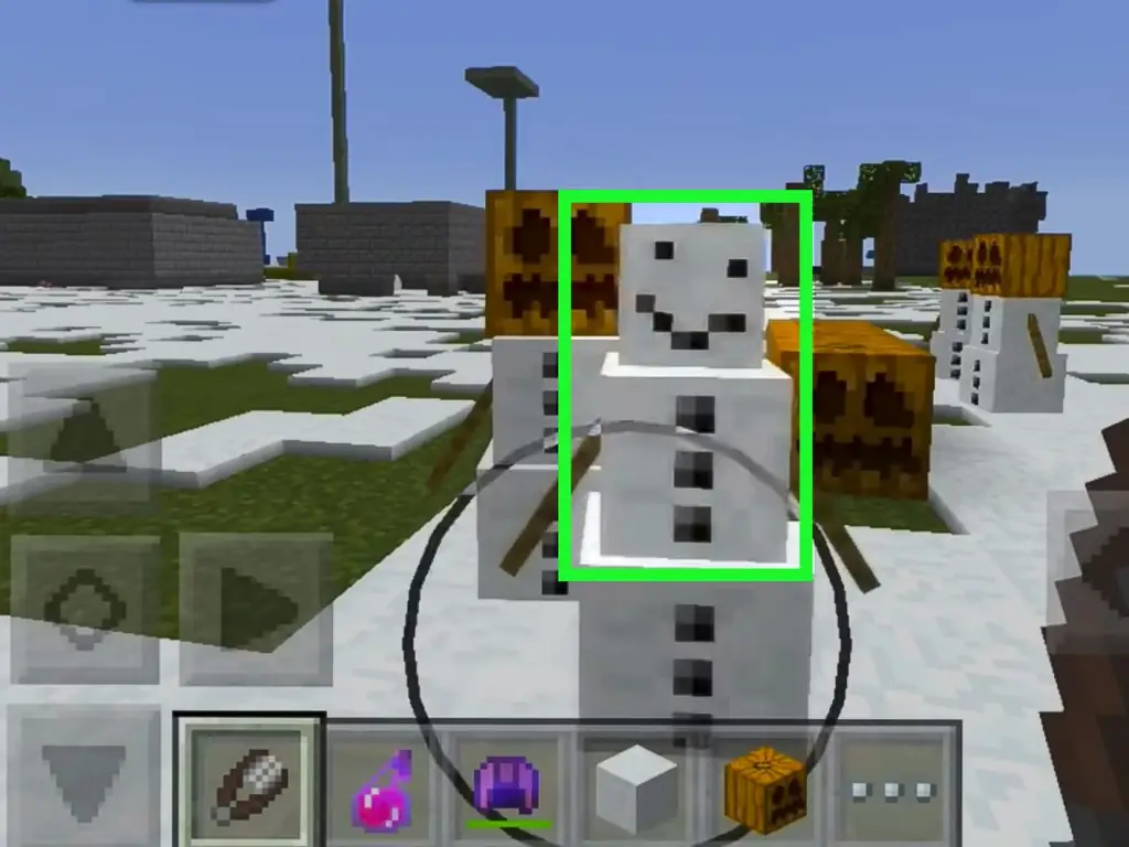Как узнать лицо снежного голема в Minecraft: 5 шагов