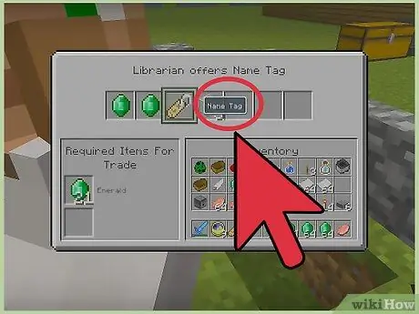 Переименовать жителей в Minecraft Step 2 Переименовать жителей в Minecraft Step 2
