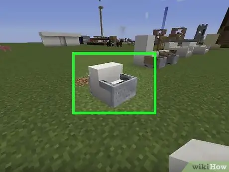 Постройте стул в Minecraft, шаг 4