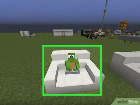 Постройте стул в Minecraft, шаг 5
