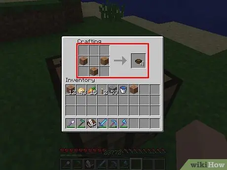 Сделайте чашу в Minecraft, шаг 1