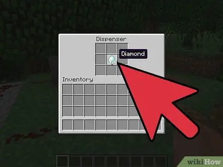 Сделайте петлю дозатора редстоуна в Minecraft, шаг 4