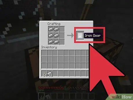 Сделайте дверь, которая запирается в Minecraft, шаг 6 Сделайте дверь, которая запирается в Minecraft, шаг 6