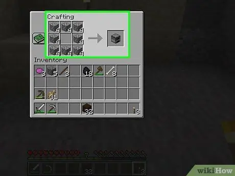 Получить камень в Minecraft, шаг 3