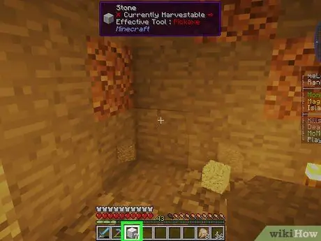 Получить камень в Minecraft Step 8