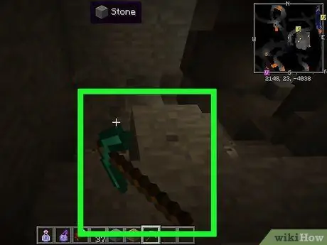 Найдите золото в Minecraft, шаг 2