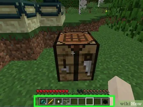Откройте яйцо дракона в Minecraft, шаг 2