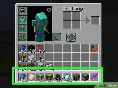 Используйте бункер в Minecraft, шаг 1