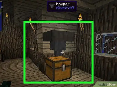 Используйте бункер в Minecraft, шаг 11