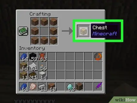 Используйте бункер в Minecraft, шаг 4