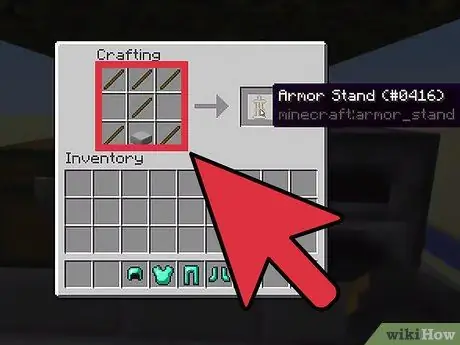 Сделайте стойку для брони в Minecraft, шаг 9