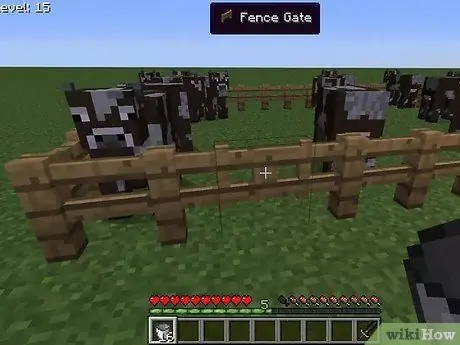 Получите молоко в Minecraft, шаг 2