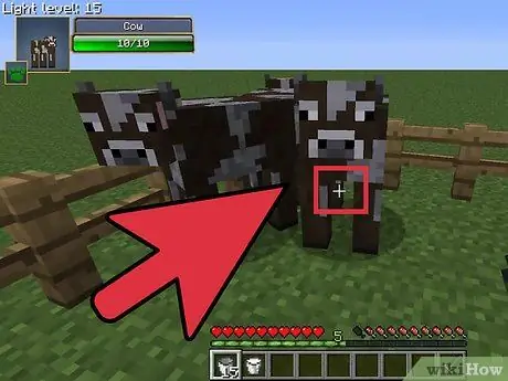 Получите молоко в Minecraft, шаг 4