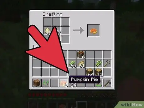 Приготовить тыквенный пирог в Minecraft, шаг 7