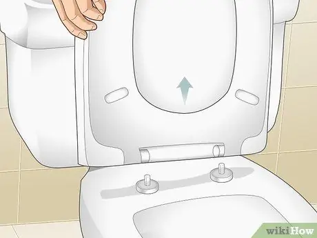 Отрегулируйте мягкое закрытие петель сиденья унитаза Шаг 2