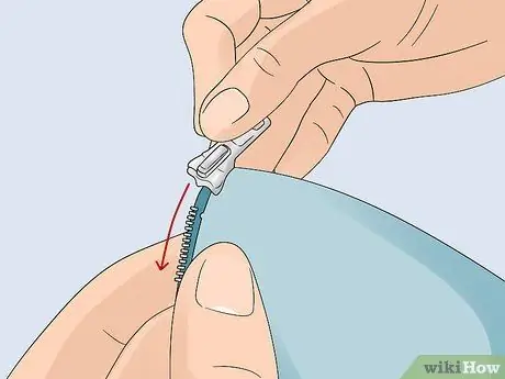 Ремонт бегунка молнии Шаг 10