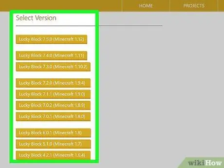 Играйте в Lucky Blocks в Minecraft Step 4