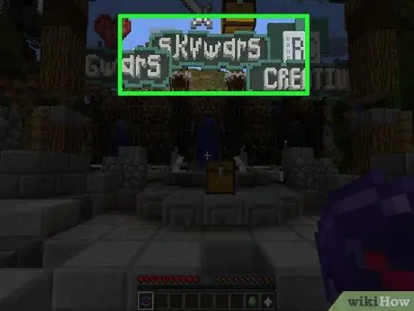 Играйте в Skywars в Minecraft Step 1