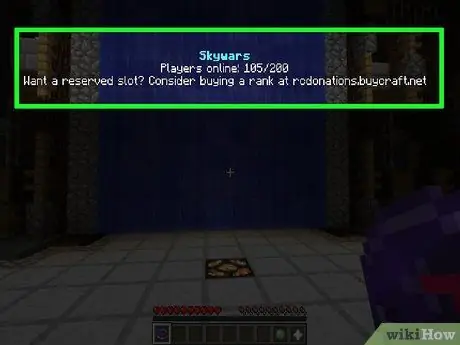 Играйте в Skywars в Minecraft Step 2