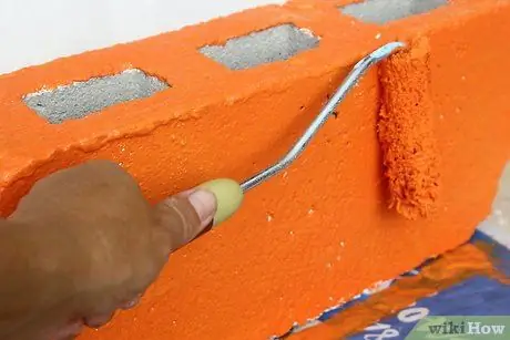 Покраска шлакоблоков Шаг 12