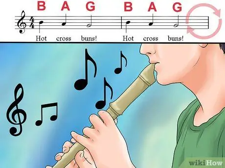 Включите Hot Cross Buns на диктофоне Шаг 10 Включите Hot Cross Buns на диктофоне Шаг 10