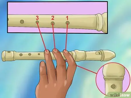 Включите Hot Cross Buns на записывающем устройстве, шаг 2 Включите Hot Cross Buns на записывающем устройстве, шаг 2