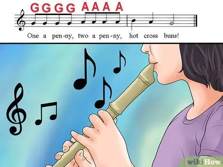 Включите Hot Cross Buns на диктофоне Шаг 9 Включите Hot Cross Buns на диктофоне Шаг 9