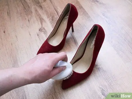 Spot Clean Suede Step 1