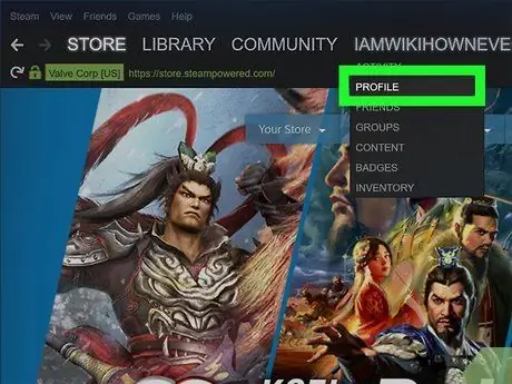Измените имя учетной записи Steam Шаг 3