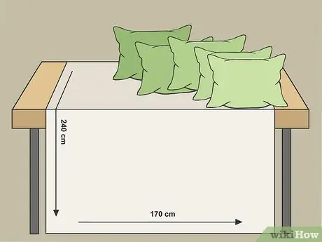 Сделайте подушки для кровати шаг 10