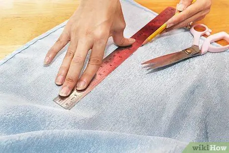Укоротить и подрезать шторы Шаг 3