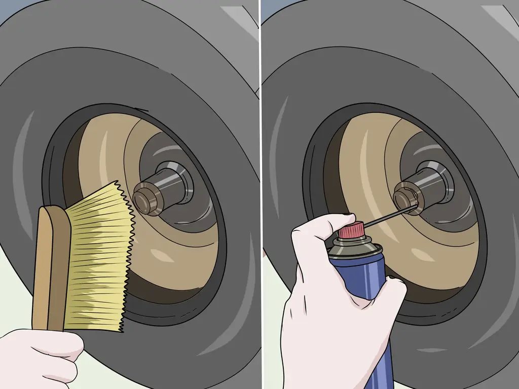 3 простых способа снять колесо газонокосилки